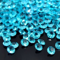 30 броя сини кристали за декорация на нокти
